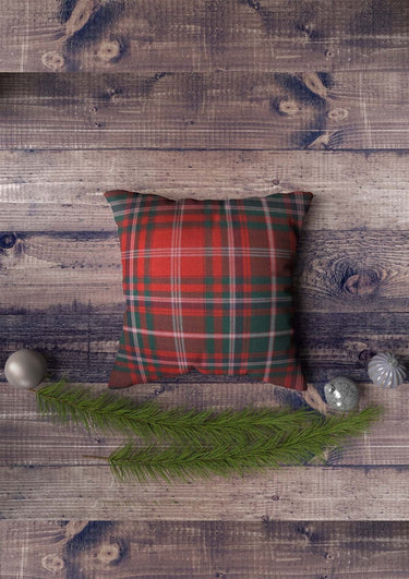 Red Tartan UK Cushion Covers | CoverMyCushion 40x40cm / Red / No thanks - cover only